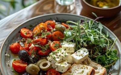 Receta de Ensalada Mediterránea con Queso Feta: Sabor y Salud