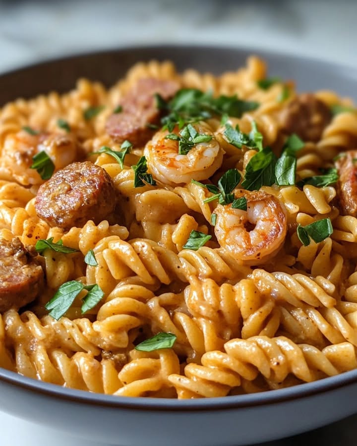 Pasta Cajún Cremosa: Receta Fácil y Sabrosa