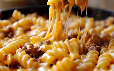 Pasta Cheeseburger Cremosa: Receta Sencilla y Sabrosa