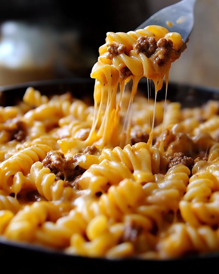 Pasta Cheeseburger Cremosa: Receta Sencilla y Sabrosa