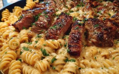 Pasta Cremosa Steak: Receta Auténtica y Sabrosa