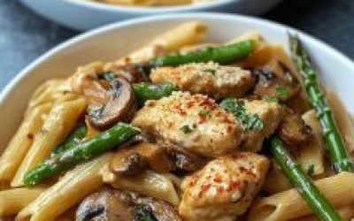 Penne Cremoso Pollo: Receta Auténtica y Sabrosa