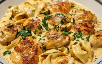 Pollo Tortellini Cremoso: Receta Fácil y Sabrosa