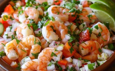 Ceviche de Camarones Fácil: Receta Auténtica y Deliciosa