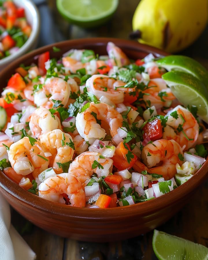 Ceviche de Camarones Fácil: Receta Auténtica y Deliciosa