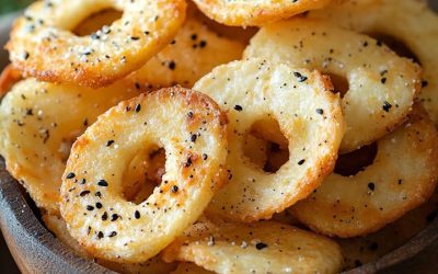 Chips de Bagel Saludables: Receta Fácil y Deliciosa