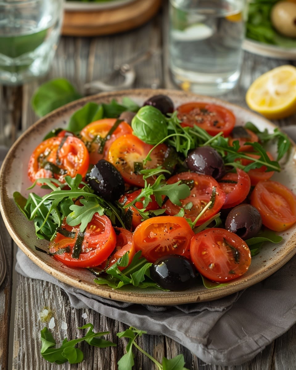 Ensalada de atún mediterránea