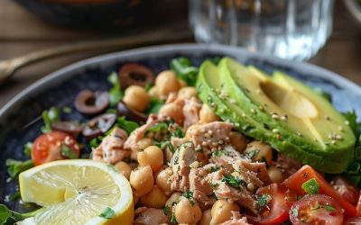 Receta de Ensalada de Garbanzos con Atún: Nutritiva y Deliciosa