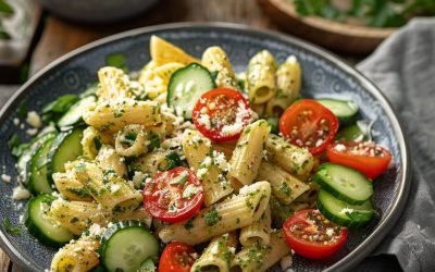 Receta deliciosa: Cómo preparar una ensalada de pasta con pesto
