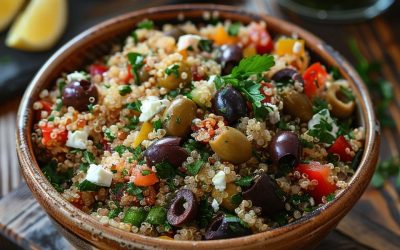 Receta de Ensalada de Quinoa Mediterránea: Deliciosa y Nutritiva