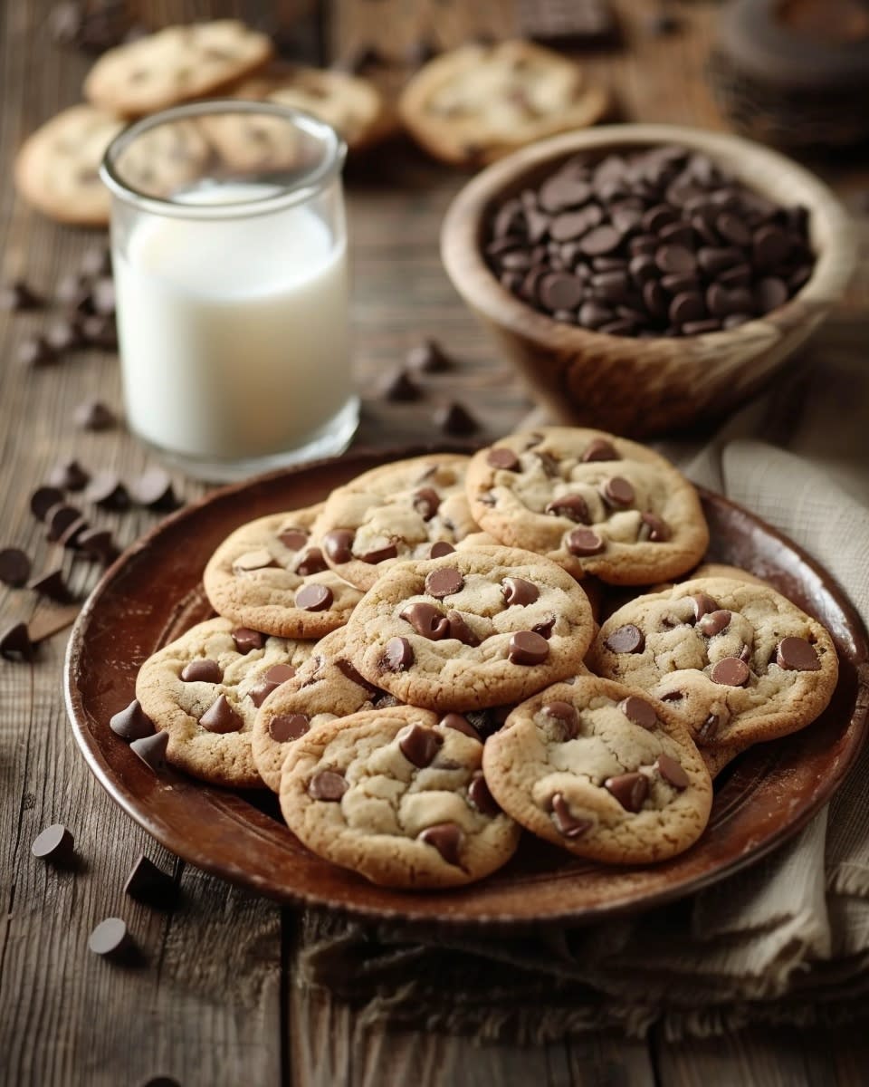 Galletas caseras con pepitas de chocolate