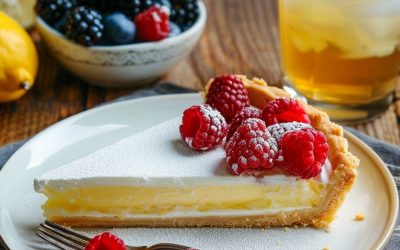 Receta de Tarta Cremosa de Limón y Yogur: Un Postre Fresco y Delicioso