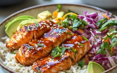 Tazón de Salmón Picante: Receta Fácil y Sabrosa