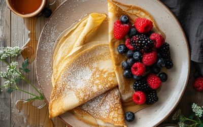 Crepes Dulces de Miel: Receta Sencilla y Deliciosa