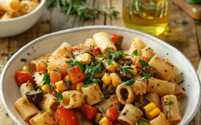 Ensalada de Pasta con Maíz: Receta Fresca y Deliciosa