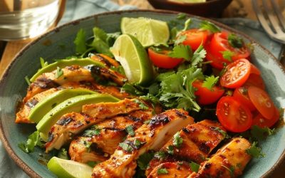 Receta Fresca: Ensalada de Pollo con Tomate para Tardes Calurosas