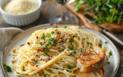 Espaguetis Cremosos al Queso: Receta Fácil y Deliciosa