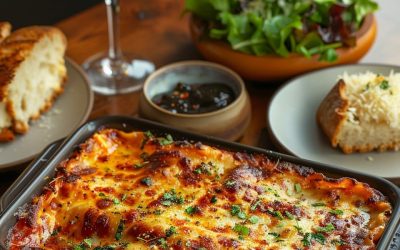Lasaña Carnosa Queso: Receta Italiana para Sorprender a tu Familia