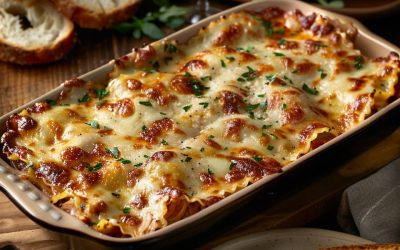 Lasaña de Pollo y Queso: Receta Sencilla y Deliciosa