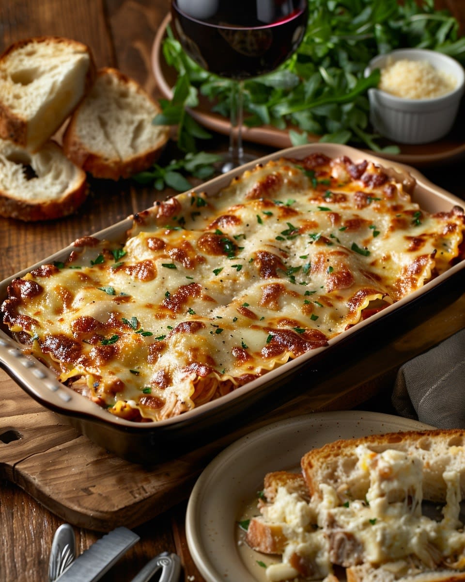 Lasaña de Pollo y Queso: Receta Sencilla y Deliciosa