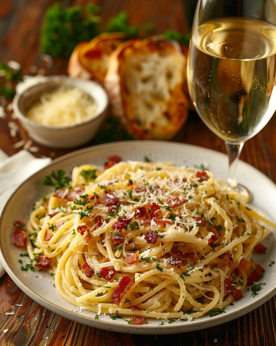 Receta de Pasta Cremosa con Bacon: Deliciosa y Fácil