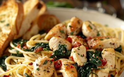 Deliciosa Pasta Pollo Espinacas: Receta Fácil y Saludable