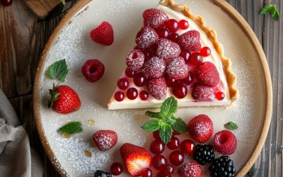 Tarta Fría de Yogur y Frutas: Receta Refrescante y Sencilla