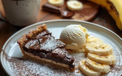 Tarta de Plátano con Chocolate: Receta Fácil y Deliciosa