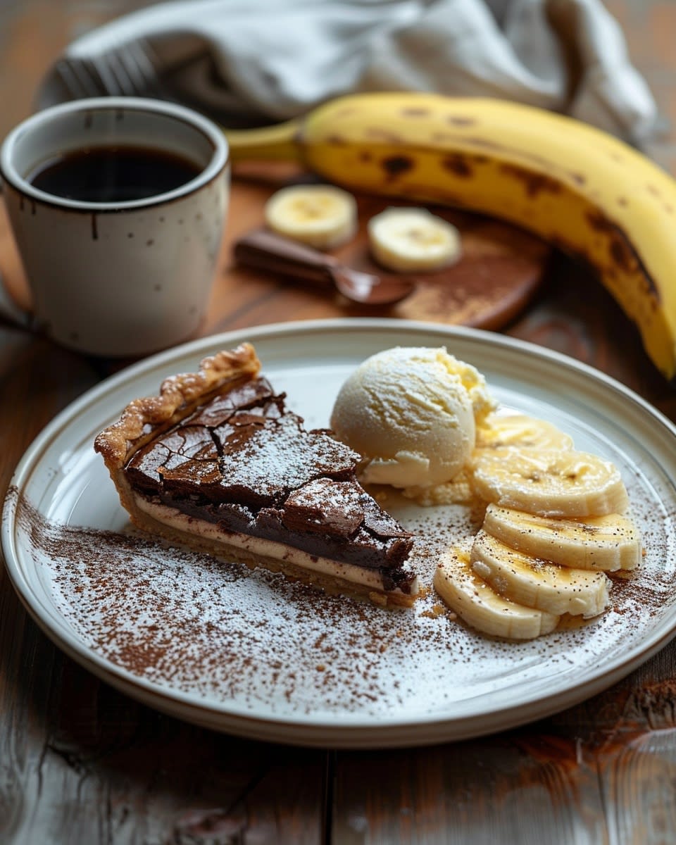 Tarta de Plátano con Chocolate: Receta Fácil y Deliciosa