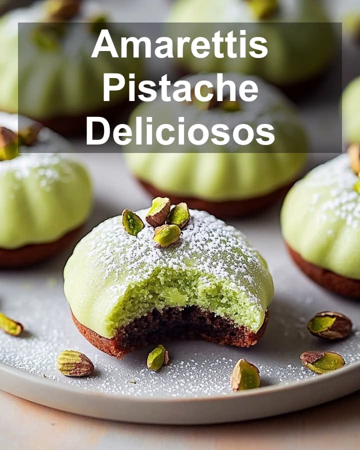 Amarettis Pistache Deliciosos: Receta Italiana Fácil y Elegante