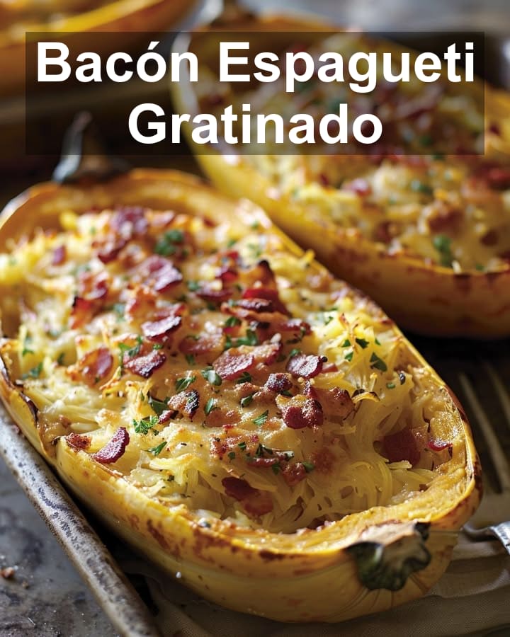 Bacón Espagueti Gratinado: Receta Baja en Carbohidratos y Sabor Intenso