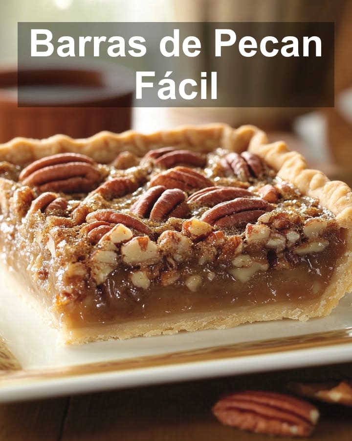 Receta de Barras de Pecan Fácil: Deliciosas y Sencillas