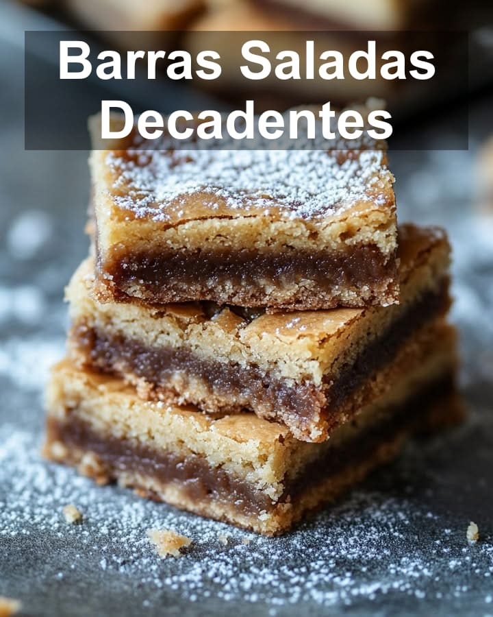 Barras Saladas Decadentes: Receta Dulce y Salada para Triunfar