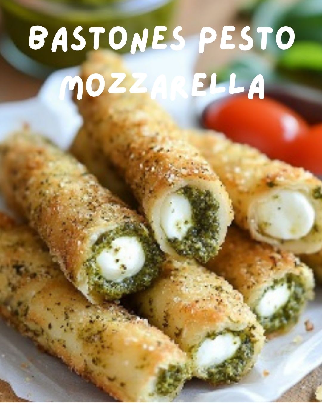 Bâtonnets Pesto y Mozzarella: Receta Fácil y Deliciosa