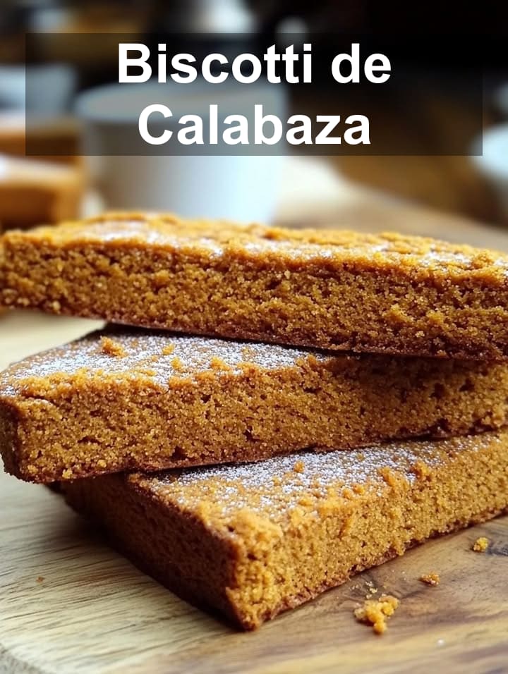 Biscotti de Calabaza: Receta Otoñal Crocante y Dulce