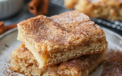 Blondies de Canela: Receta Fácil y Deliciosa para Endulzar tu Día