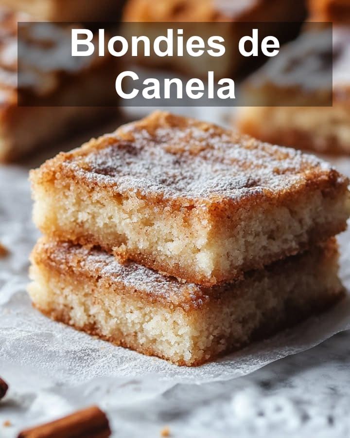 Blondies de Canela: Receta Casera y Deliciosa