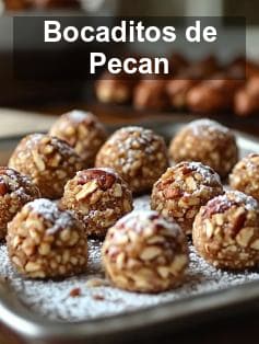 Bocaditos de Pecan: Receta Dulce y Crujiente Sin Horno
