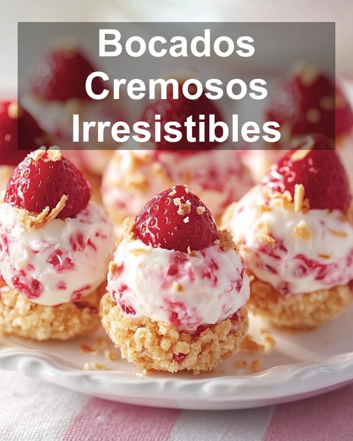 Bocados Cremosos Irresistibles: Receta Fácil y Deliciosa