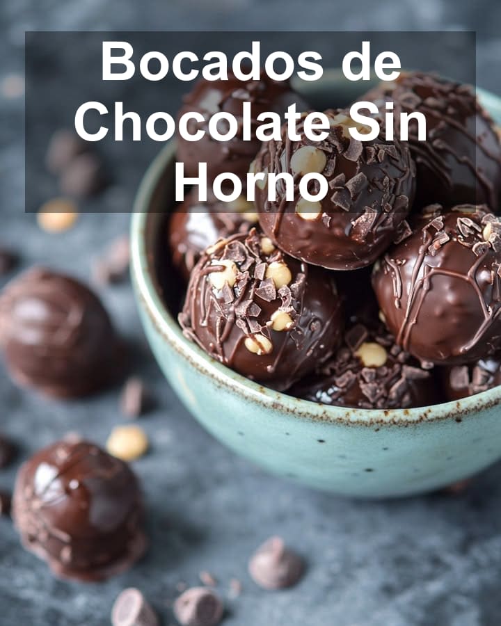 Bocados de Chocolate Sin Horno: Dulce y Fácil Receta