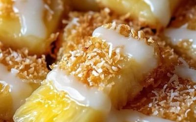 Bocados de Piña Tropical: Sabor al Paraíso en Cada Mordida