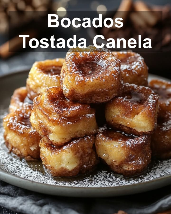 Bocados Tostada Canela: Desayuno Irresistible y Fácil de Preparar