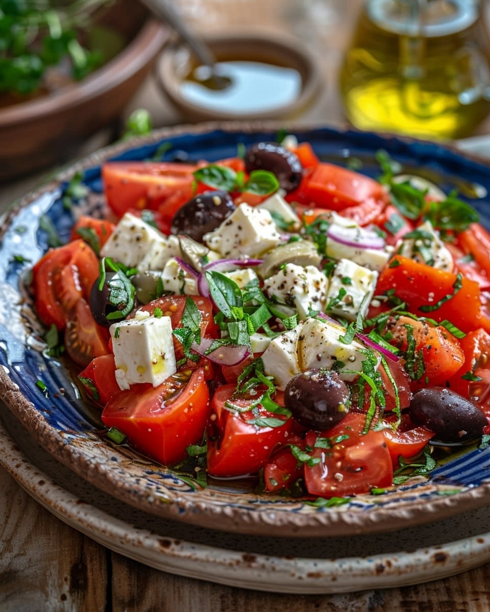 Ensalada Mediterránea Fresca: Receta Sencilla y Saludable