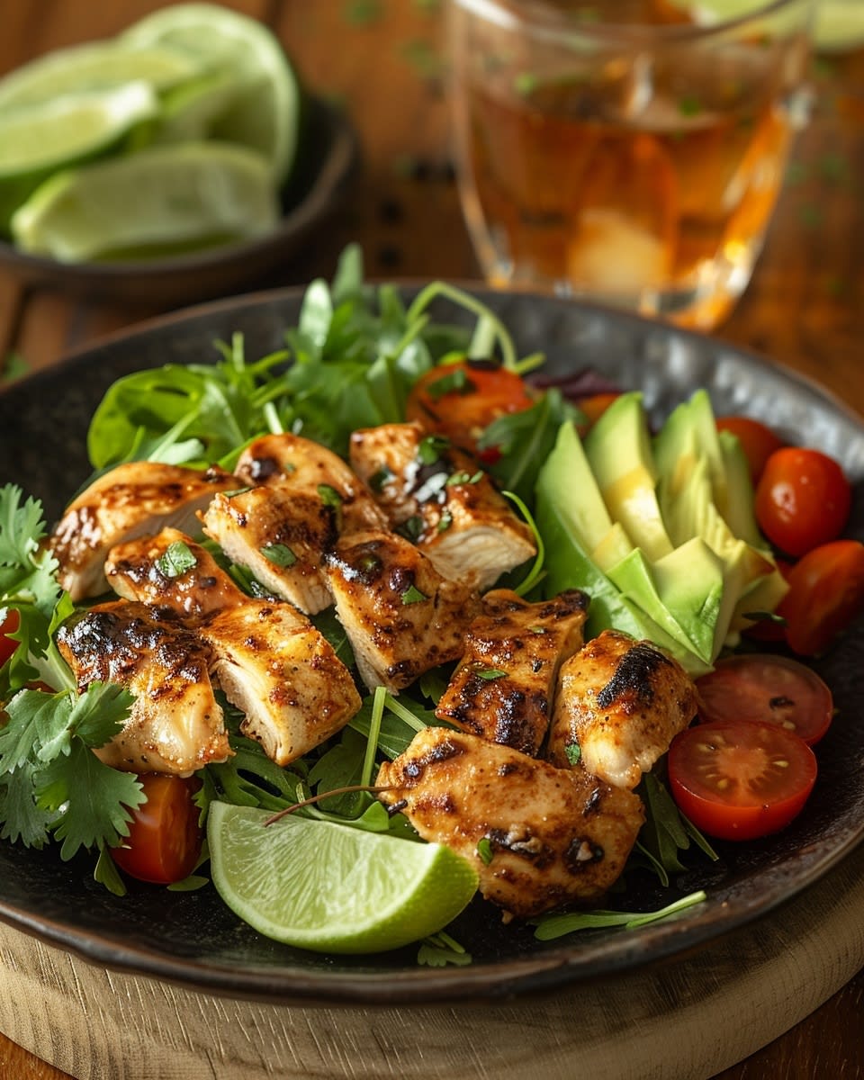 Ensalada Pollo Completa: Receta Fresca y Nutritiva