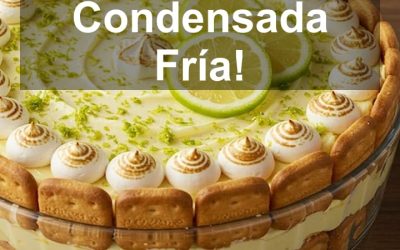 Leche Condensada Fría con Limón y Galletas: Receta Fresca y Sin Horno