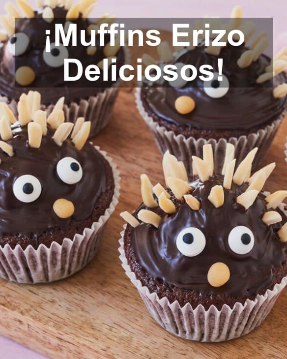 Muffins Erizo Deliciosos: Receta Fácil y Divertida para Todos