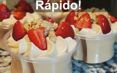 Postre Cremoso 3 Ingredientes: Rápido y Delicioso