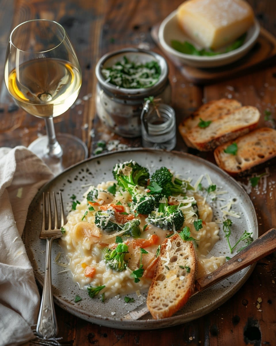 Risotto Vegetal Delicioso: Receta Cremosa y Sencilla