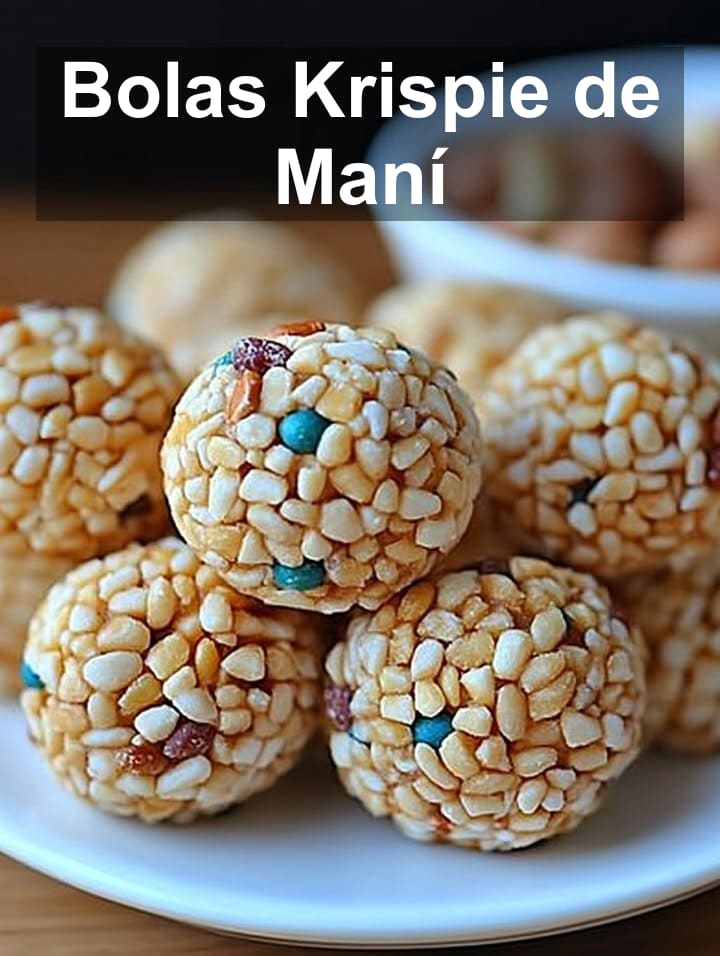 Bolas Krispie de Maní: Receta Fácil y Deliciosa para Todos