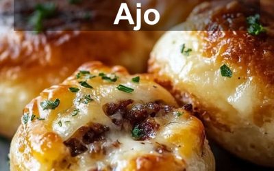 Bombas de Cheeseburger al Ajo y Parmesano: Receta Única y Deliciosa